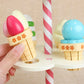 Ice Wooden Cream Play Rack for Kids - Educational Toy for Imaginative Role-Play and Family Fun