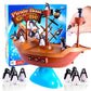 Pirate Colorful Ship Balance Game - Fun Penguin Puzzle for Kids, Parent-Child Interaction, Ideal Birthday Gift