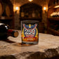Whiskey Patriotic Glass Hand Blown Eagle Glassware USA 250th Anniversary Rotating Cup Gift Idea