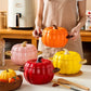 Ceramic2025 Edition Soup Pot Pumpkin Lid Porcelain Large Fall