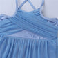 Lyrical, Glitter Mesh, Polyester, For Ballet, Gymnastics – Light Girls’ Dance Dress
