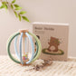 Rattle Baby Silicone Teether Wooden Newborn Sensory Toys