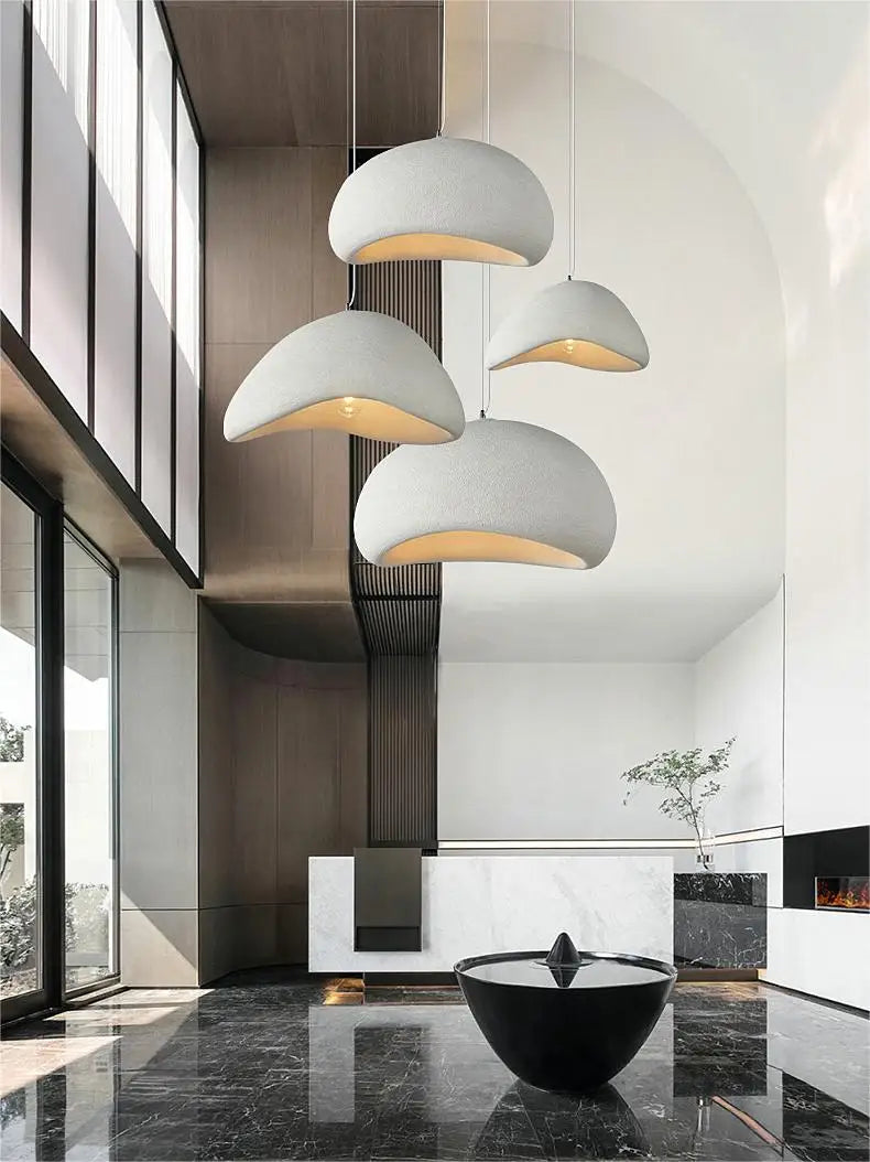 Japandi Pendant Ceiling Lamps Scandinavian Wabi Sabi LED Dining Room