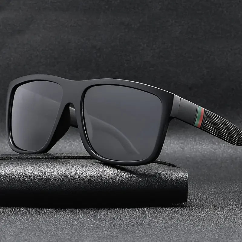 Fashion Square Polarized Sunglasses Men Women Black Sport Shades UV400 Trendy