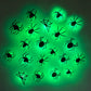 LED2025 Edition Bat Wall Stickers Green 3D Halloween Decor