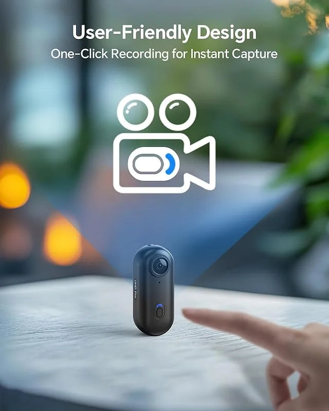 Mini Water-Resistant Action Camera with WiFi - Magnetic Body Chest Recorder 1080P Sports POV Helmet Cam