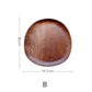 Wooden 5Pcs Storage Tray - Acacia Wood Irregular Oval Tableware, Solid Food Container