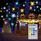 Star LED Light Bluetooth App Control RGB Star Lamp, Halloween 2025 Party Yard Tree Decor, Customizable Gift