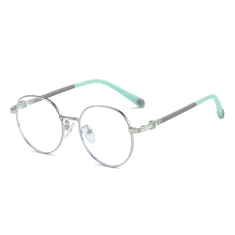 Anti Blue Light Glasses For Kids Timeless Metal Frame Eyewear Back To School 2026 Eye Protection