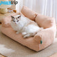 Cat Bed Sofa Style Plush Pet Nest Winter 2025 Cozy Warm Lounger, Safe Snuggle Spot For Compact Pets