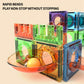 3D Magnetic Building Tiles for Kids - Clear STEM Educational Toys, Creative Marble Run Blocks Kit