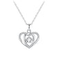 Silver Sterling Necklace Heart Shaped Pendant Minimalist Jewelry Holiday Gifts 2026 Gift-Ready