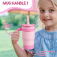 Thermos Kids Bottle 420ML Stainless Steel Insulated Tumbler With Handle And Straw, Christmas 2025 Gift