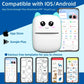 Mini Printer Thermal Ink-Free Travel-Friendly Sticker Printer