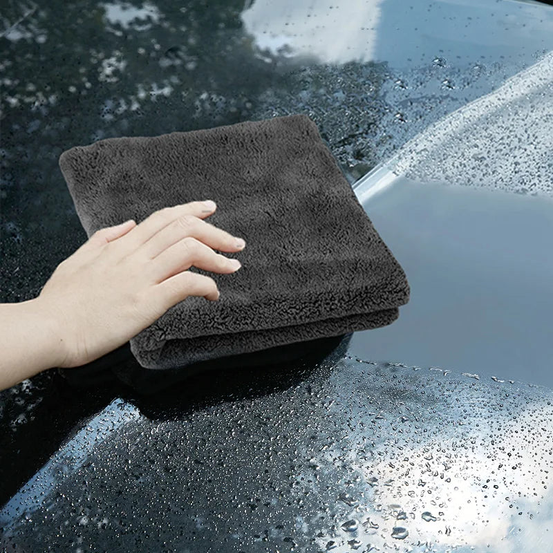 Microfiber Towels For Car Detailing, Thick 600GSM Drying Cloths, Ultra Absorbent Auto Maintenance Essential, Fall 2025 Trend