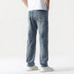 Men’s Oversized Wide Leg Jeans - Straight Lyocell, Casual
