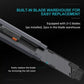 Travel-Friendly Utility Knife with Safety Lock - 0.79inch Carbon Steel Blade, Household Tools for DIY Crafts
