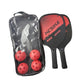 Variant image for Lightweight Pickleball Paddle Set with 2 Rackets, 4 Balls, Storage Bag for Adults and Kids, High-Quality Wood Construction-2
