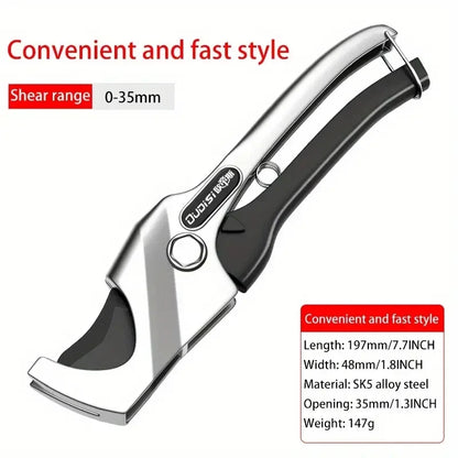 Water-Resistant PVC Pipe Cutter Device - Multi-Use Garden Device for Plastic & Rubber Tubing