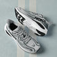 flyknit upper, rubber outsole, spring autumn sport – Breathable lightweight men's running shoe