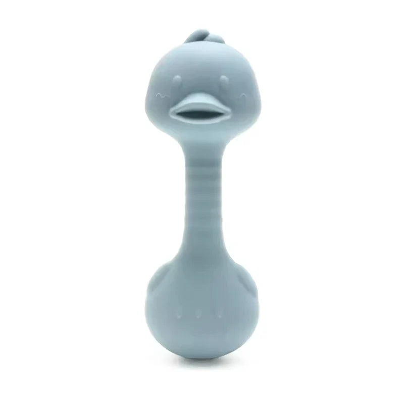 Rabbit Silicone Teether Rattle Newborn Sensory Toys