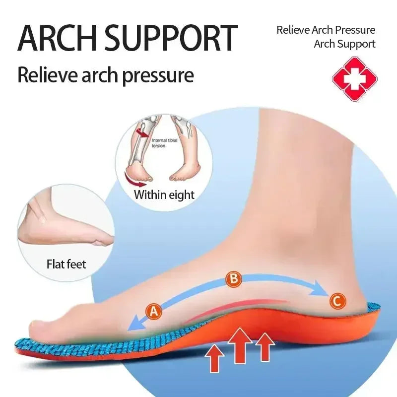 Insoles Sport Shock Absorption Orthotic Shoe Inserts Plantar Fascia Insole