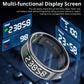 Smart Ring Health Monitor Wearable 5 ATM Water-Resistant Cordless Charging Fall 2025 Trend Gift