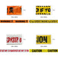Halloween Warning Tape Spooky Party Decoration Banner Kit Halloween 2025 Decor Simple Hang Window Prop