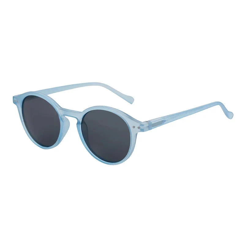 Retro Sunglasses Compact Round Frame UV400 Men Women Vintage Goggles Shade