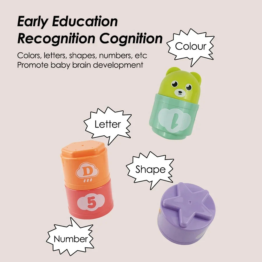 Stack Speed Challenge Cup Game - Educational Brain Development Toy for Kids, Coordination and Reflex Training Activity