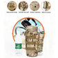 Water2025 Edition Bottle Pouch Waist Bag Tactical MOLLE 1L Capacity Hiking Camping Fall