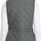 Light Women Quilted Vest - Stand Collar Cotton Winter