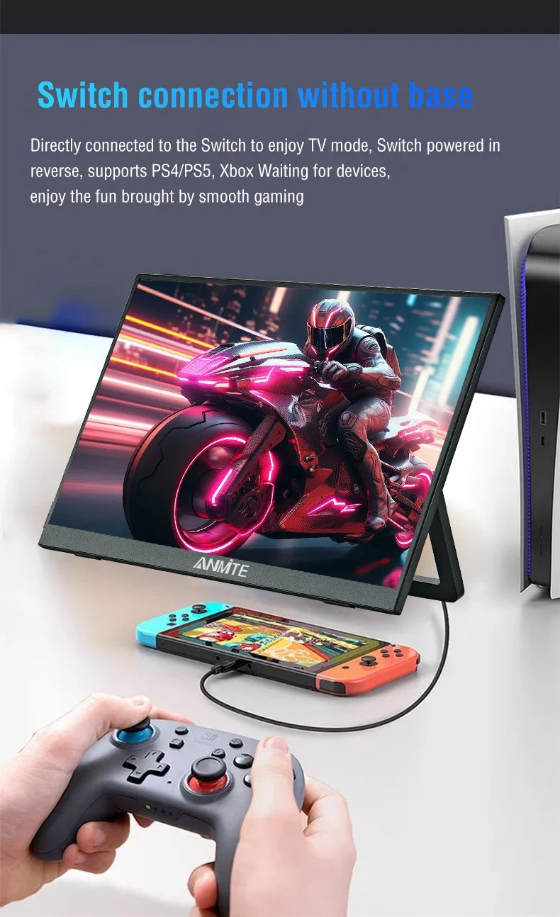 16 Inch Travel-Friendly Touch Monitor 1920x1200 HDR10 Low Blue