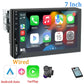 Stereo Car 7-Inch 1 Din CarPlay Android Auto MP5 Head Unit With USB Bluetooth Rear View Camera Fall 2025 Gift