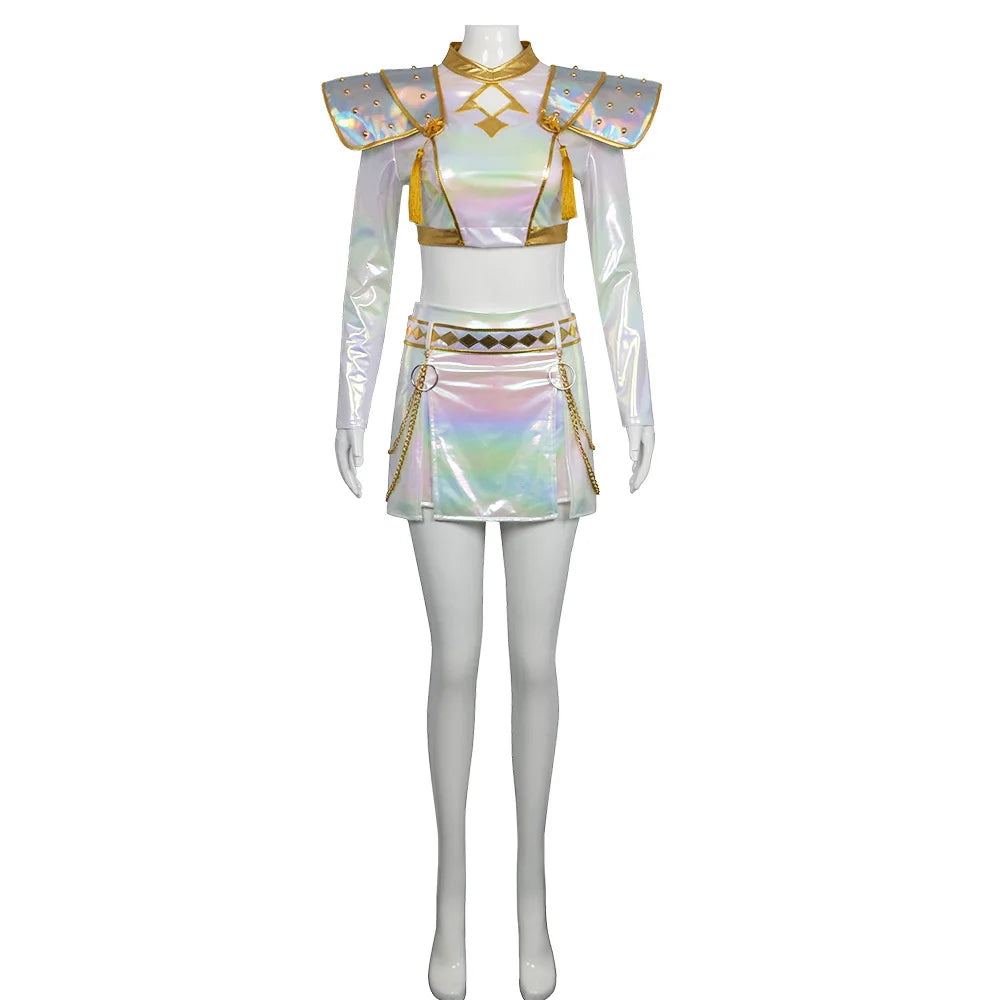 Light Flattering Women Cosplay Kit - Holographic PVC
