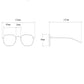 Light Blue Blocking Glasses Big Frame Eyewear Summer 2026 Trend Ultra Light Alloy Frame All Day Comfort