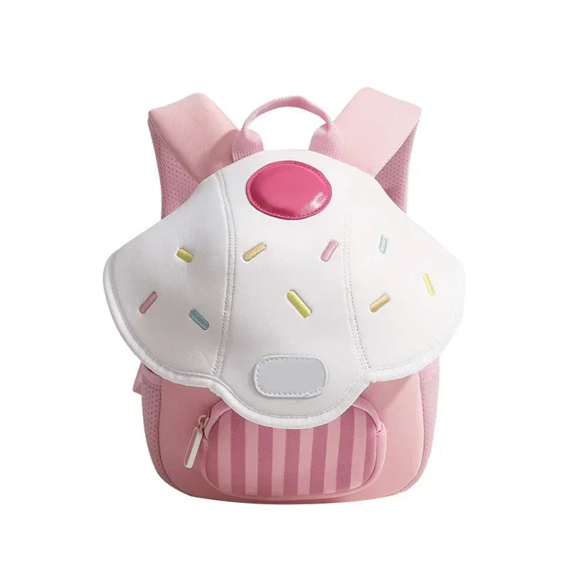 Kids Backpack Cartoon Mushroom Kindergarten Backpack Compact Preschool Bag Back To School 2025 Light Cute Gift