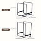 Rack Plate Countertop Dish Organizer Metal Layered Drain