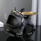 Dog Statue 30cm Bulldog Figurine Storage Box Resin Household Decor Fall 2025 Organizer Gift Idea