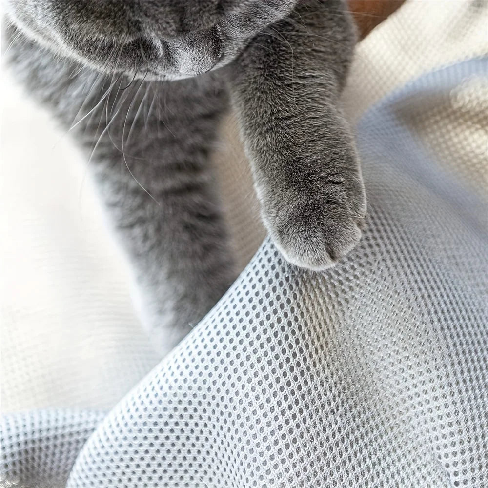 Bed Cat Breathable Cooling Hammock Cot Elevated Pet Sofa Summer 2025 Cozy Sturdy Metal Frame Nap Lounger