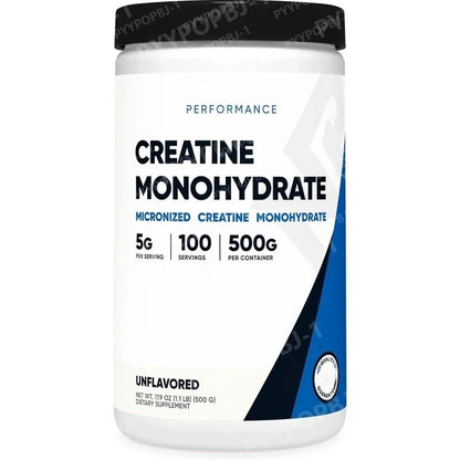 Monohydrate Creatine Micronized Powder 500 g Unflavored Performance Supplement Fall 2026 Muscle Support