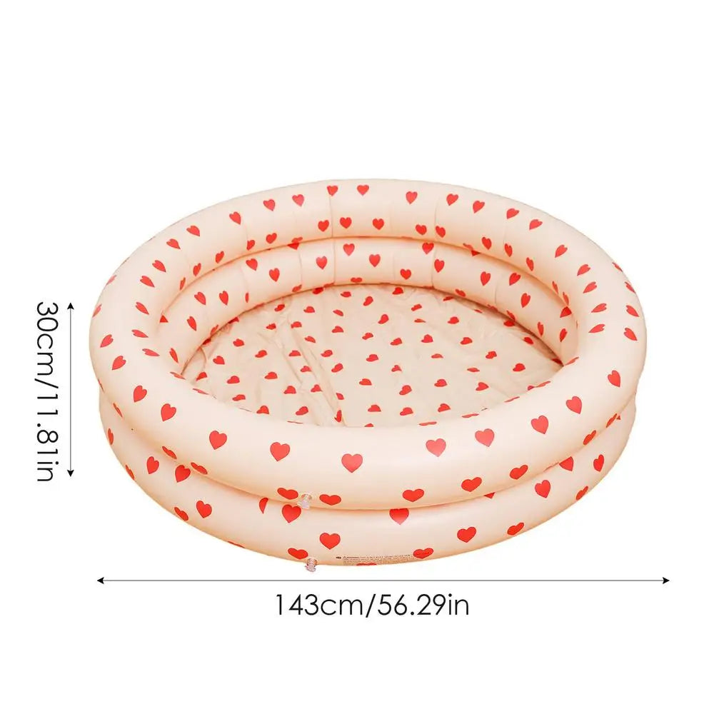 Variant image for Inflatable Baby Swimming Pool, Foldable Outdoor Paddling Pool in Durable PVC, Safe Soft Bottom for Kids Fun-3