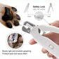 Pet2026 Edition Nail Grinder Quiet Grooming Device With 2 LED Lights Safe Cat And Dog Nail Maintenance Holiday Gifts