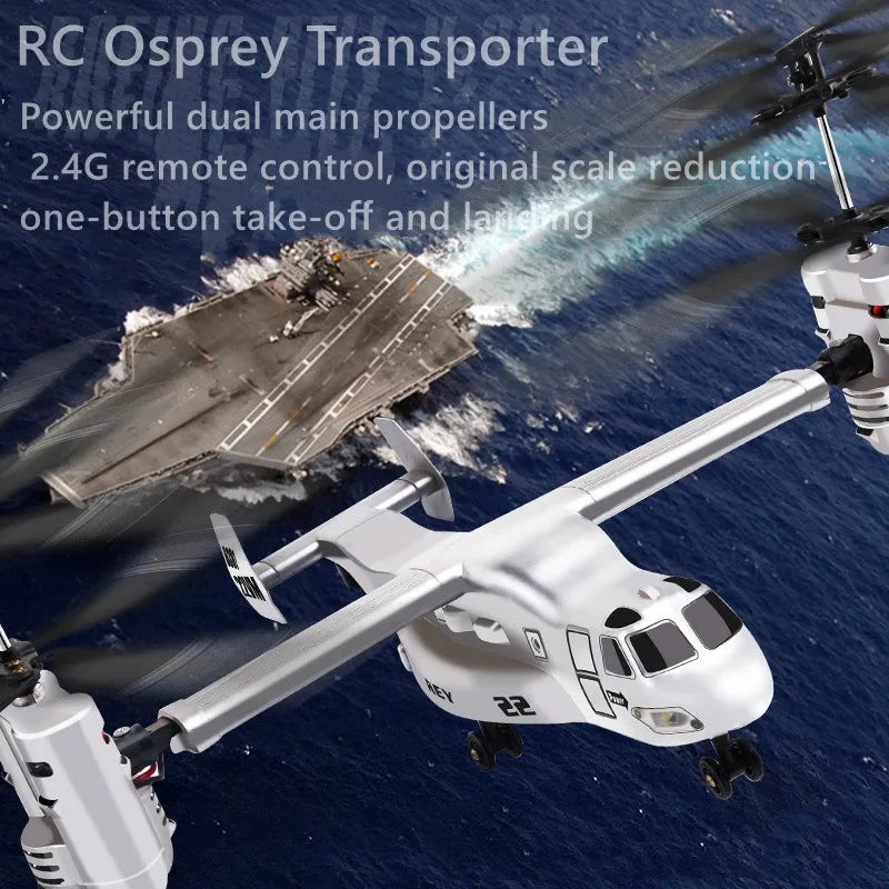 Helicopter RC Drone Altitude Hold Ready To Fly Tiltrotor Style Fall 2025 Gift LED Lights 3D Flips