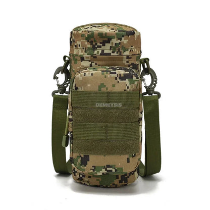 Water2025 Edition Bottle Pouch Waist Bag Tactical MOLLE 1L Capacity Hiking Camping Fall