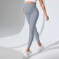High Waist Ankle-Length Seamless Knit, For Pregnancy And Workouts – Supportive And Flattering Women’s Maternity Leggings