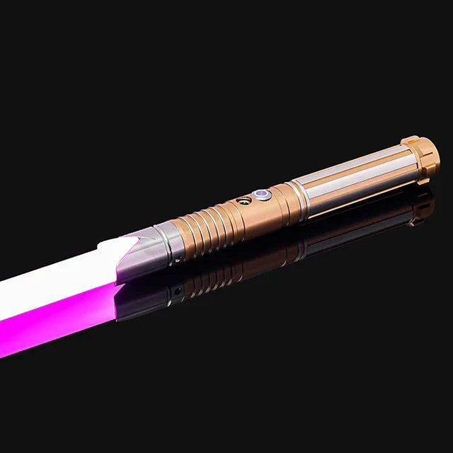 Lightsaber RGB Metal Hilt Sword Toy Cosplay 2025 Collectible Prop Battery-Powered Flashing LED Gift