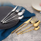 Stainless Steel 18/10  Cutlery Kit - Glossy Silver Dinnerware, Matte 304 Tableware for Gifts