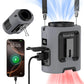 5000mAh Travel-Friendly Waist Fan - 4 Speeds Neck Fan for Outdoor Travel