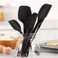 6 Pieces Silicone Spatula Kit Non Stick Heat Resistant Tools for Cooking Baking Mixing